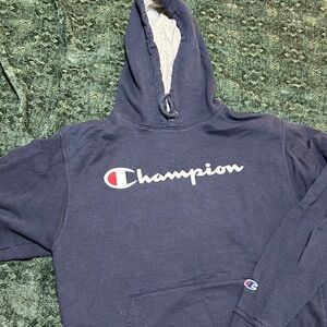 Champion Navy Blue Hoodie
